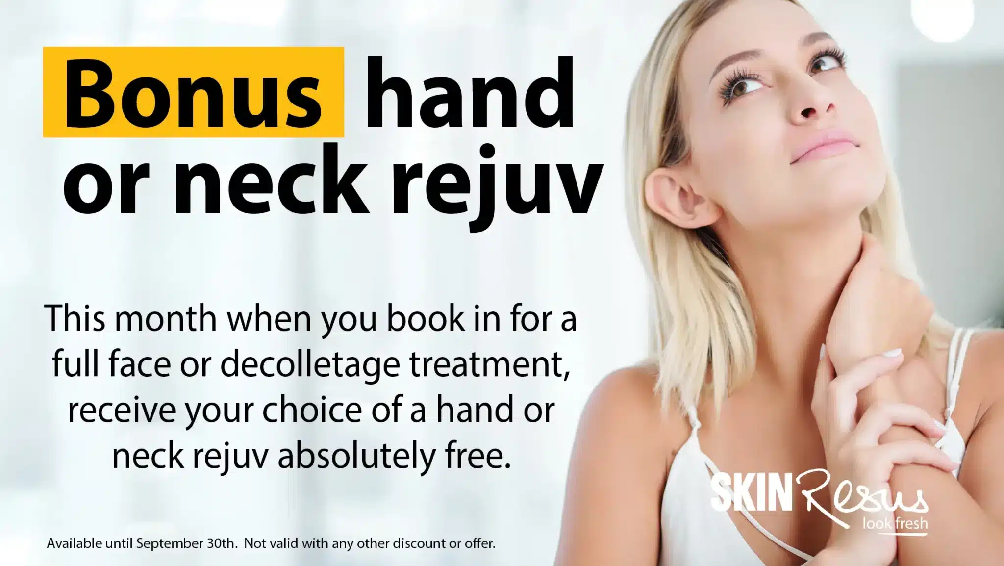 neck or hand rejuv